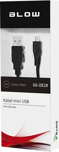 przyl.usb a -mini b 1,0m blister 