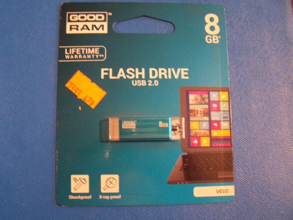 Pendrive Goodram 8GB Blue UCU2 USB 2.0