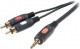 kabel jack 3,5-2wt.rca 3m hq nieb